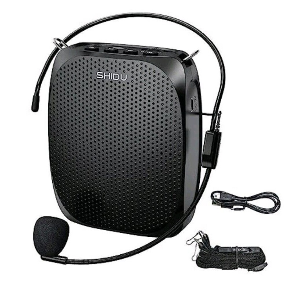 SHIDU Portable Voice Amplifier Personal Microphone Headset for Speaking M100